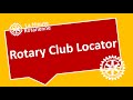 La minute rotarienne  rotary club locator