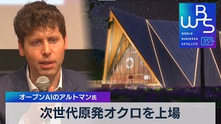 次世代原発オクロを上場　オープンAIのアルトマン氏【WBS】（2023年7月12日）