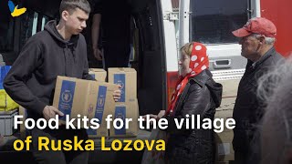 Продуктові набори для села Руська Лозова        Food kits for the village of Ruska Lozova