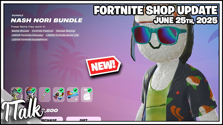 *NEW* NASH NORI BUNDLE! Fortnite Item Shop [June 25th, 2025] (Fortnite Chapter 6)