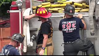 Firefighters Practice Rescue Scenarios