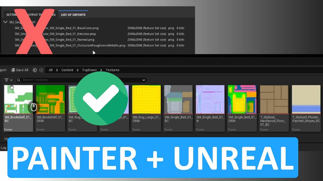 How to Export Textures From Substance Painter into Unreal Engine 5 to ...