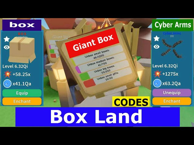 Final Stage Box Land Update Codes Unboxing Simulator Roblox Big Box Youtube - boxland roblox