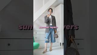 여름 돌려입기 Pt.1💙린넨자켓 하나로 세가지 여름코디✨1 Linen Jacket 3 Ways