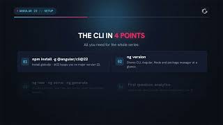 Install the Angular CLI – Angular step by step in 60 seconds
