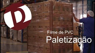 Filme de PVC Paletização - Aplicação no Pallet