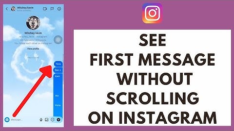 How To See First Instagram Message Without Scrolling (2022)