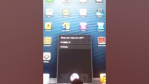 Siri on The New iPad iOS 6 Beta