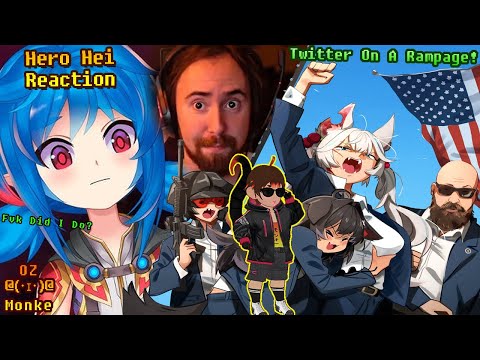 Twitter Police Try To Cancel Multiple Vtubers! | Hero Hei Reaction [OzDaMonke]