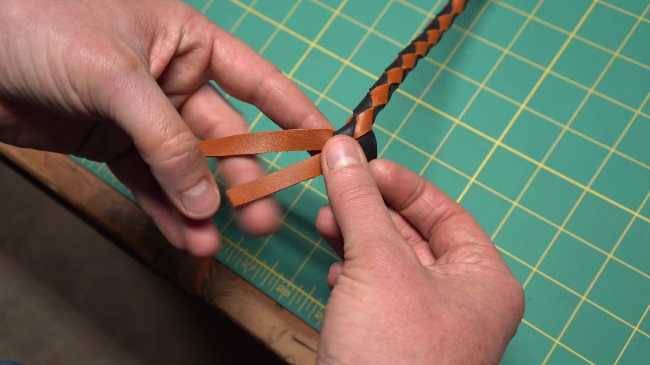 Leather Lacing, Amazing Technique to Braid Leather Pieces Together