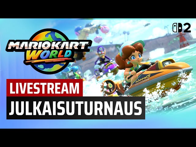 Mario Kart World - Fintendon julkaisuturnaus 13.6 klo 20