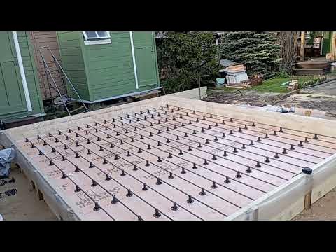 Домик для газонокосилки. Фундамент и каркас (часть 1) - YouTube