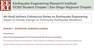 Impact of Climate Change on Community Earthquake Resilience, Session 4 (4th Ishihara Colloquium)