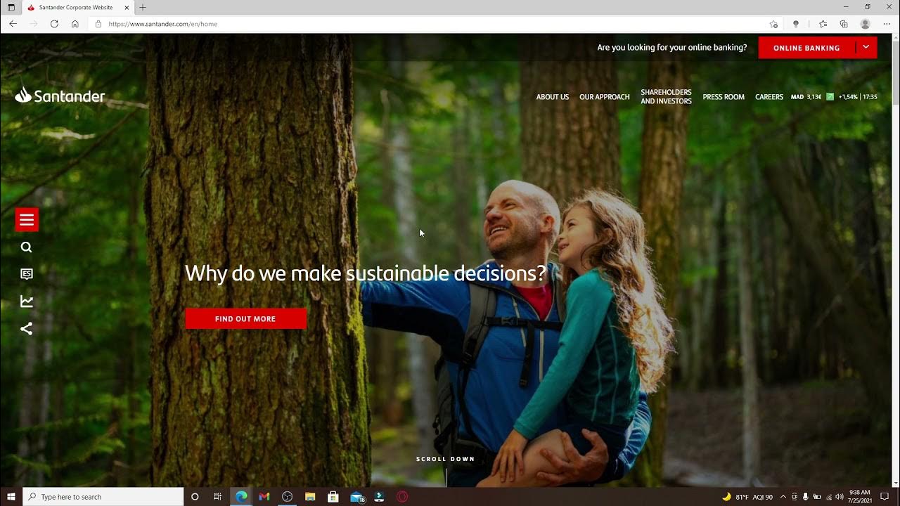 Santander Corporate Website