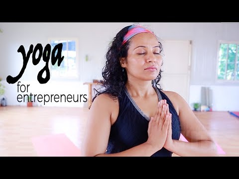 Yoga lessons for entrepreneurs