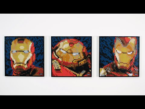 Marvel Studios Iron Man from LEGO ART | Designer Video Interview | 31199
