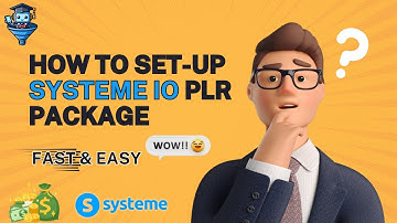 How to set up Systeme IO PLR Package? (Tutorial) Fast & EASY - Start Selling DFY PLR Courses Today