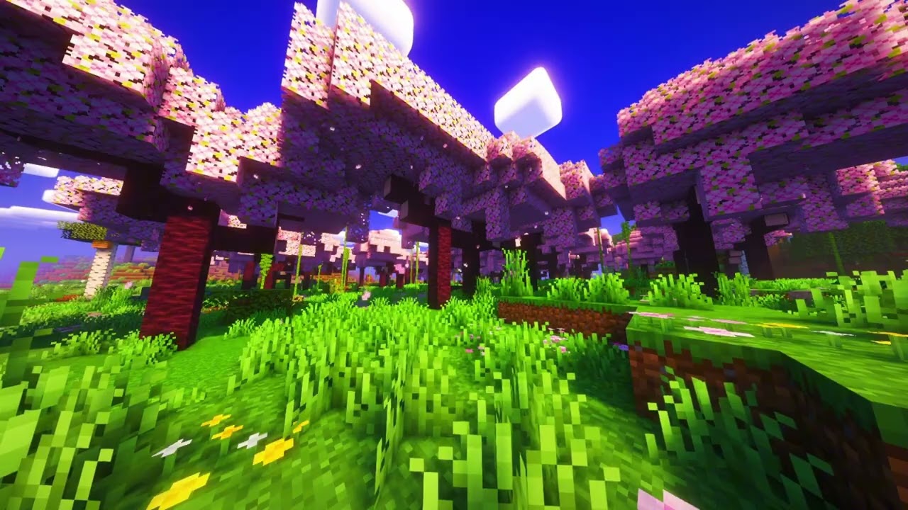 🌸 Cherry Grove & Bamboo | Calm Minecraft Forest Ambience