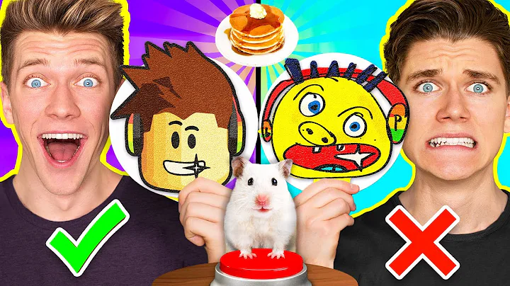 Pancake Art Challenge vs Hamster Pranks! How To Ma...