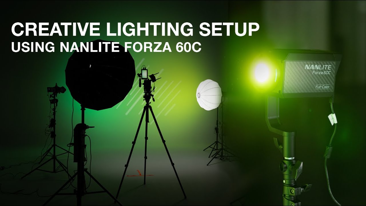 Creative Beauty Lighting using Nanlite 60c - YouTube