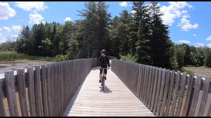 Bromptons on the Vicki Barron Lakeside Trail