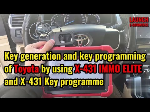 Launch X431 IMMO ELITE and X431 Key Programmer Generate and Add Toyota Camry Key- launchx431.fr