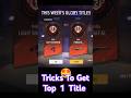Tips &amp; Tricks 😲 for Shuriken     Top 1 Weapon Glory Title