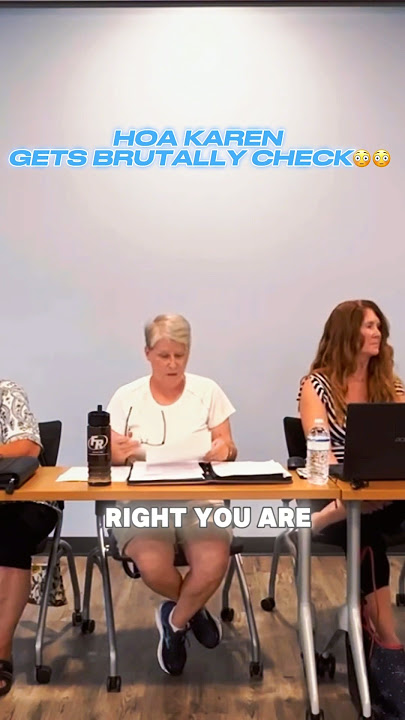 HOA KAREN GETS BRUTALLY CHECKED 😳😳 #trending #shortvideo #shorts