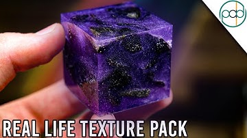 Making a Minecraft Obsidian Block in Real Life Using Astro Tech Resin