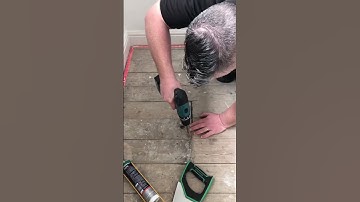 A perfect subfloor - how-to ✅#wood #flooring #howto #pov #diy #tips #tricks #teirnanmccorkell