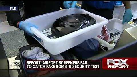 Screeners in the US fail to catch fake bomb in security test