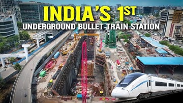 India’s First Underground Bullet Train Station | Megha Engineering