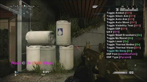 Xbox 360 NiNJA Ghosts OffHost Menu