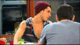 BB16 Cody describing the effects of Derrick's misting on him vs Victoria.