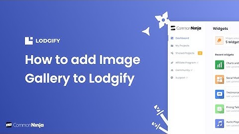 How to add an Image Gallery to Lodgify