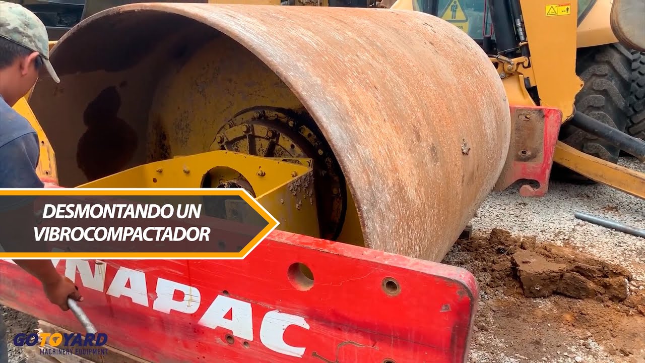 Desmontando El Cilindro De Un Vibrocompactador Matenimiento 