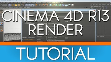 Cinema 4D R13: Render Tutorial