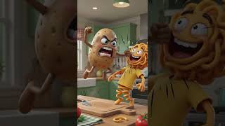 🥔 Aalu aur jalebi ki ai cartoon video | ai cartoon short video | #ai #aivideo #subscribe