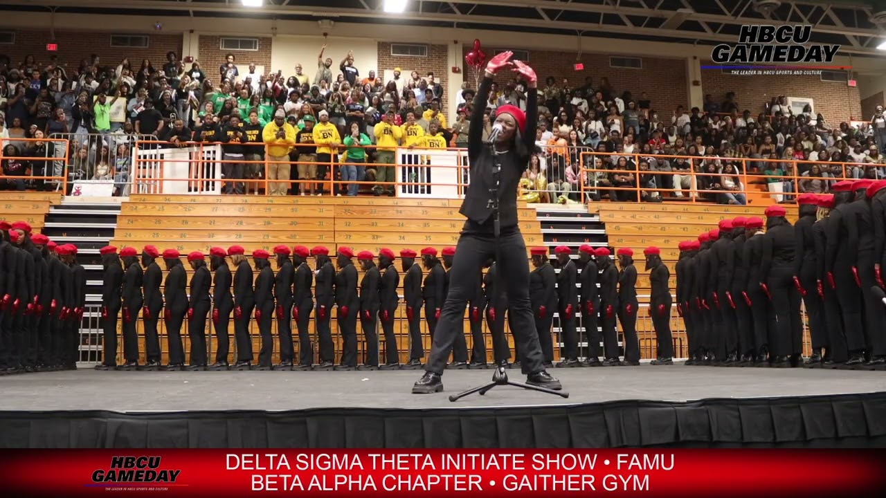 FAMU Head Drum Major brings down the house at Delta Sigma Theta Initiate Show  | HBCUGameDay.com