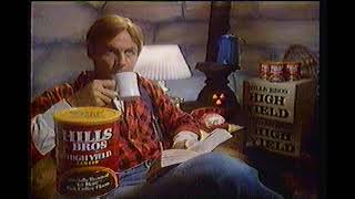 Hills Bros High Yield coffee commercial 1983