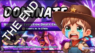 the end of How to make  landslide victory in BATTLE RAM EVOLUTION DRAFT CHALLENGE in CLASH ROYALE!#7