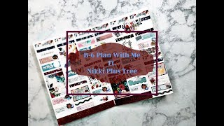 Plan with me {featuring Nikki Plus Three} in my 1407 planner inserts