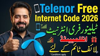 Telenor Free Internet | telenor free internet Code 2026 | Tricks To Grab Hidden Data Boosts 🎈 screenshot 3