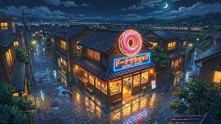 Fogline Reflection | Donut Caffe City Rain &amp; Chill Lofi | Study Mix Atomsphere