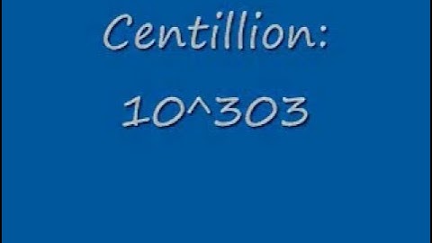 Really Big Numbers Part 2