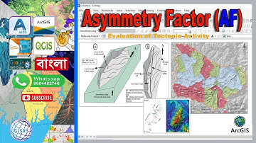 Drainage Basin Asymmetry Factor in ArcGIS | Asymmetry Factor Index in ArcGIS| Asymmetry index in GIS