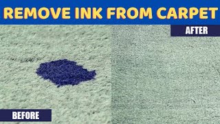 How to Remove Ink Stains From Carpet with Rubbing Alcohol and Vinegar