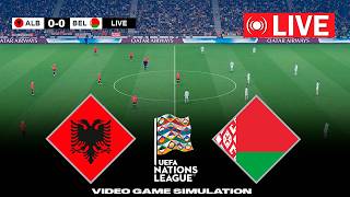 SHQIPËRI kundër BJELLORUSI | Liga e Kombeve të UEFA-s ✅ | Simulim/Parashikim i Ndeshjes