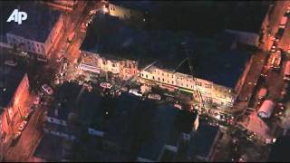 Raw Video: 8-alarm Apartment Fire in New Jersey