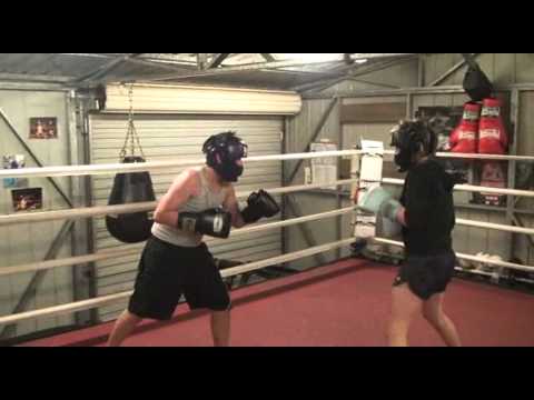 Girls Boxing Training Amy The TANK Wolfgram @ dece...
